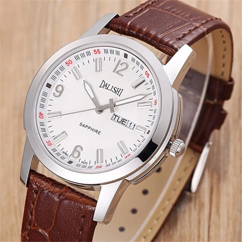 Модные брендовые кожаные часы Dali роскошные классические reloj hombre saat erkekler horloges mannen |
