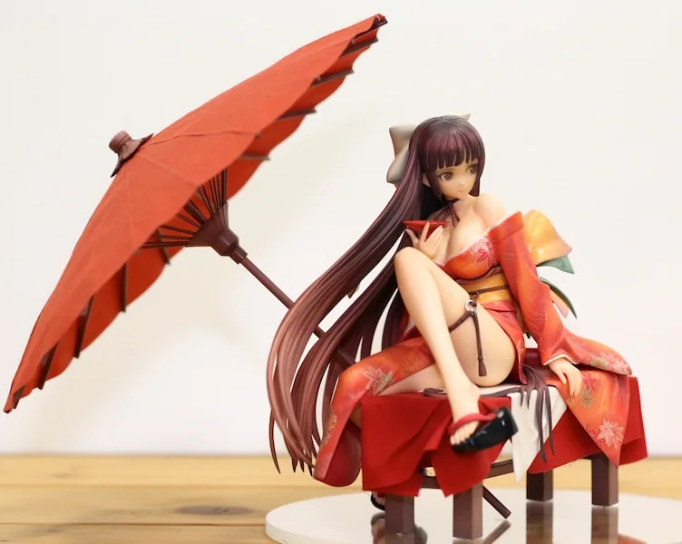 Оригинальная пикантная девушка Тони Зонт чаша и стул Коллекционная экшн фигурка