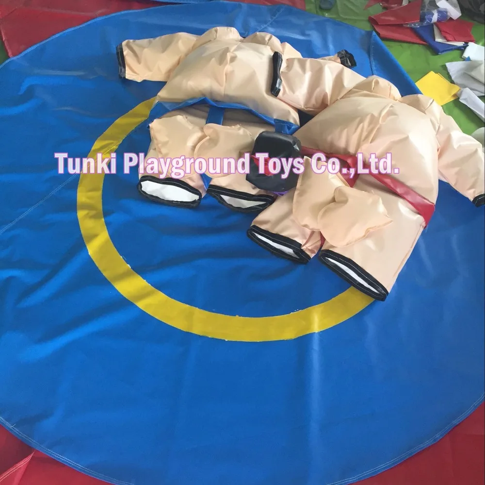 Бежевые надувные костюмы для сумо в том числе ковров шлемов и перчаток|carpeting