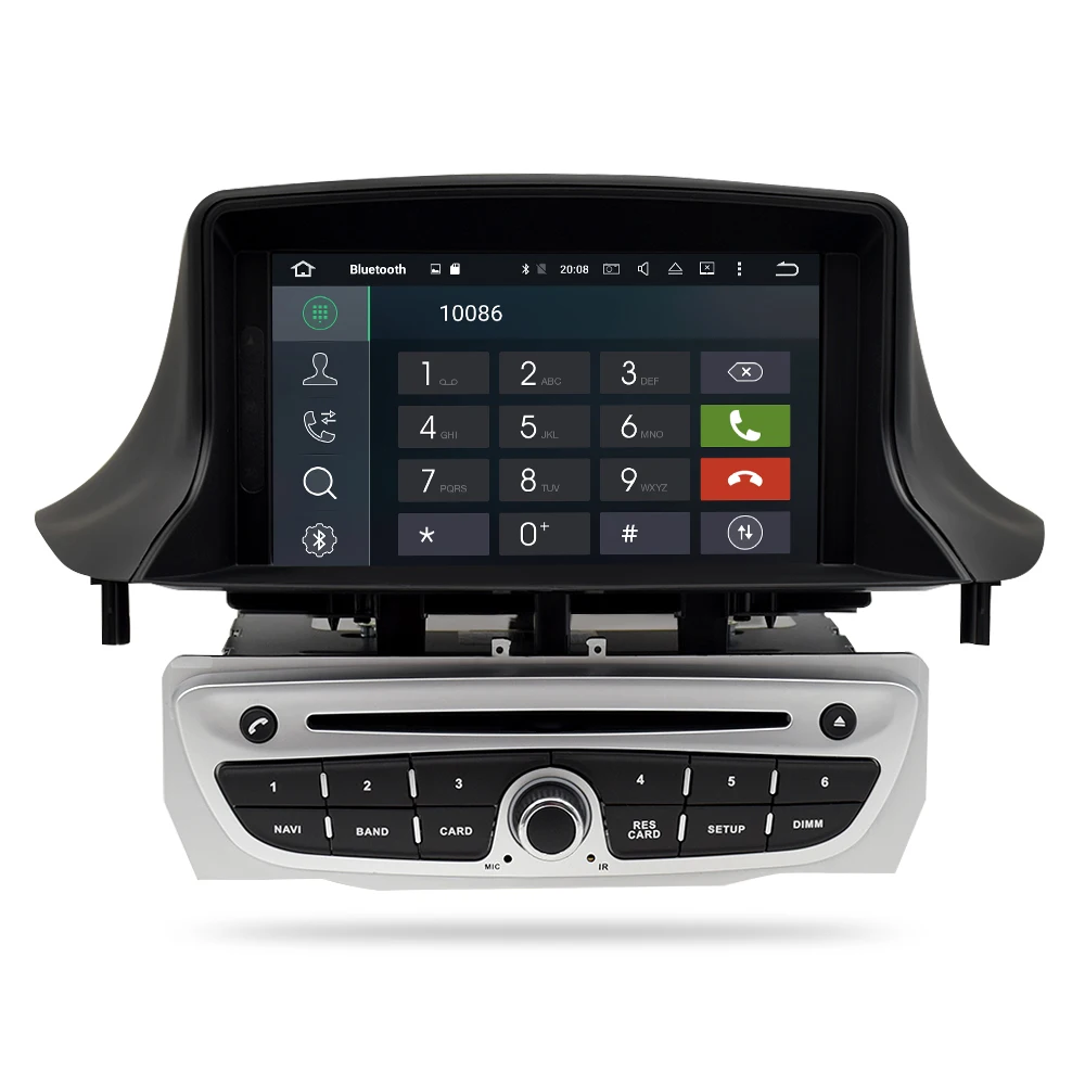 Ips Экран Android 9,0 Автомобиль Радио DVD плеер Мультимедиа Стерео для Renault Megane 3 Fluence 2009- WI-FI видео gps навигации