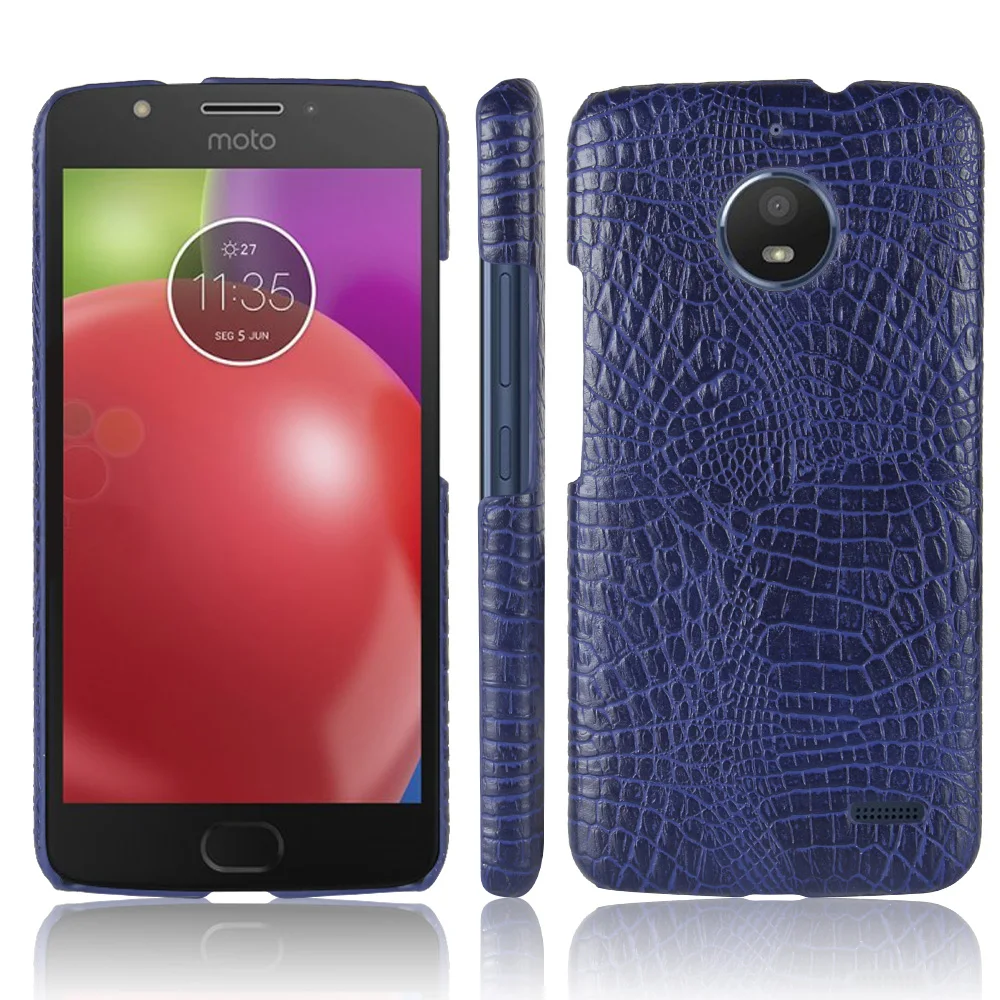 Роскошный защитный чехол из искусственной кожи для Motorola MOTO E4 Plus | Мобильные