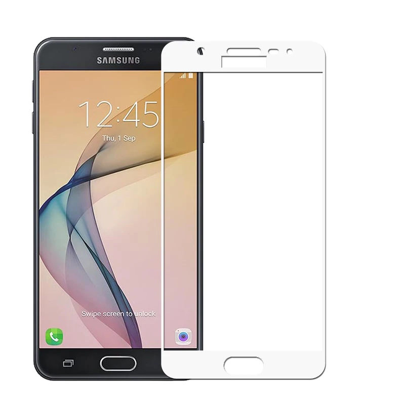 9H Полноразмерное закаленное стекло для Samsung Galaxy J7 Prime On7 (2016) G610 On Nxt SM G610F Защитная