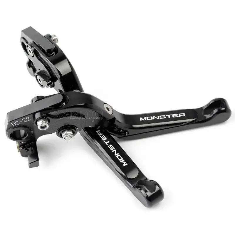 Для поездок на мотоцикле ducati monster 696 695 796 400 1200 620 CNCAluminum мотоцикл Регулируемая Складная Выдвижная сцепные рычаги