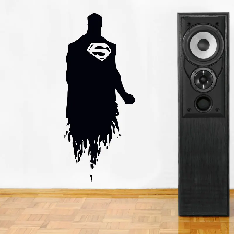 Лига Справедливости Бэтмен Супермен вспышка аппликация наклейка на стену