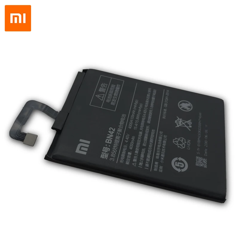Xiao Mi Оригинальный аккумулятор для телефона BN42 Xiaomi Redmi 4 высокое качество 4000 мАч