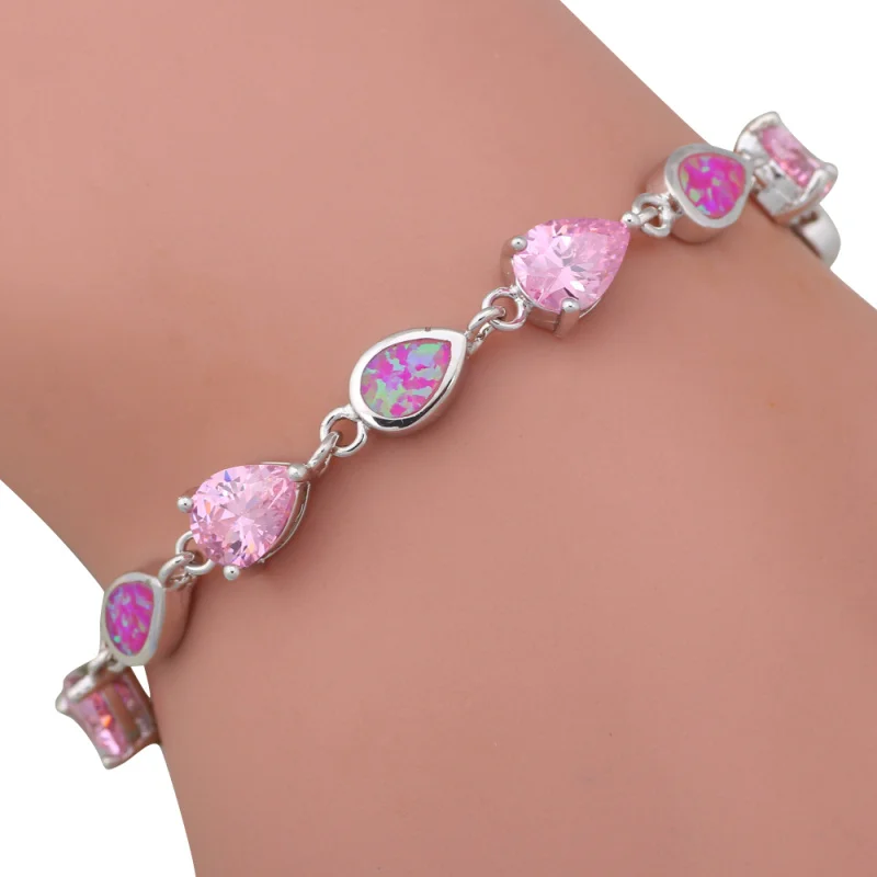 Женский браслет с опалом из серебра 925 пробы | Украшения и аксессуары