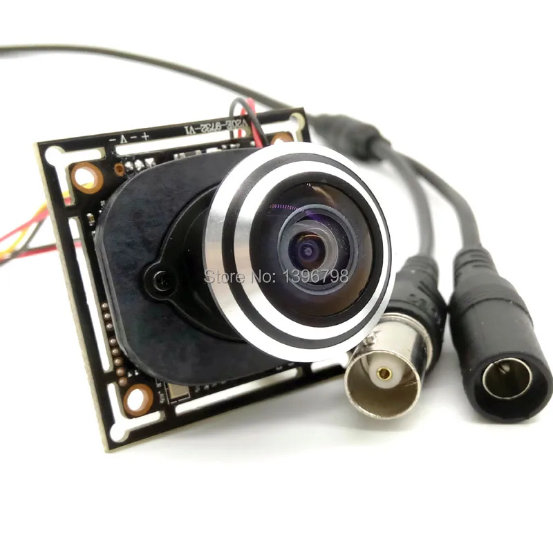PU'Aimetis модуль камеры 1.0MP 720P AHD 4in1 1000TVL 360 градусов широкоугольный Рыбий глаз