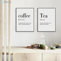 minimalist black and white beer coffee wine quotes posters print nordic kitchen room wall art picture home decor canvas painting