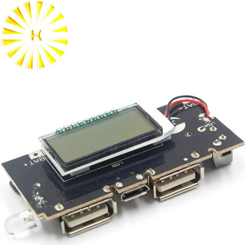 Автоматическая защита! Двойной USB 5V 1A 2.1A мобильный Банк питания 18650 литиевая