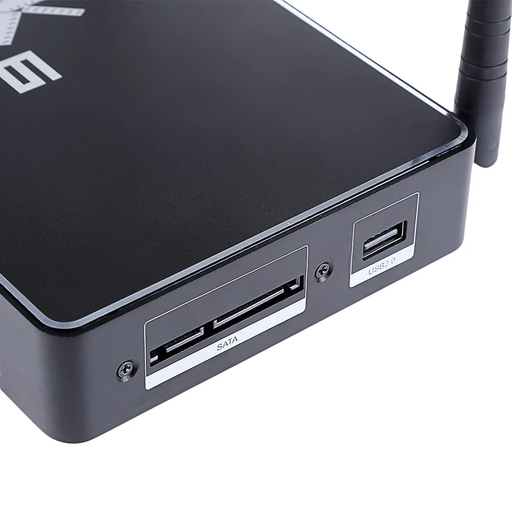Черный K6 ТВ Box Amlogic S812 Android 5.1.1 Quad Core 2.4 ГГц/5 ГГц Wi Fi Bluetooth 4.0 2 ГБ 8 Smart Media