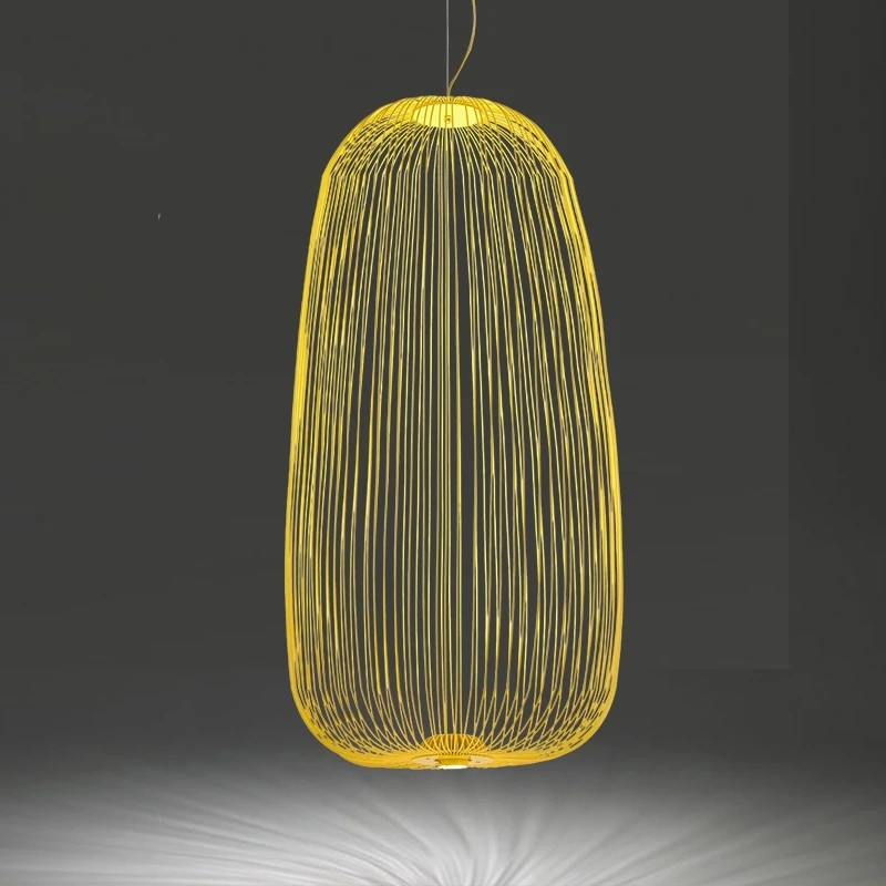 Современный светодиодный подвесной светильник Foscarini, Скандинавский дизайн, подвесной светильник, индустриальная подвесная клеть, светильник для домашнего декора