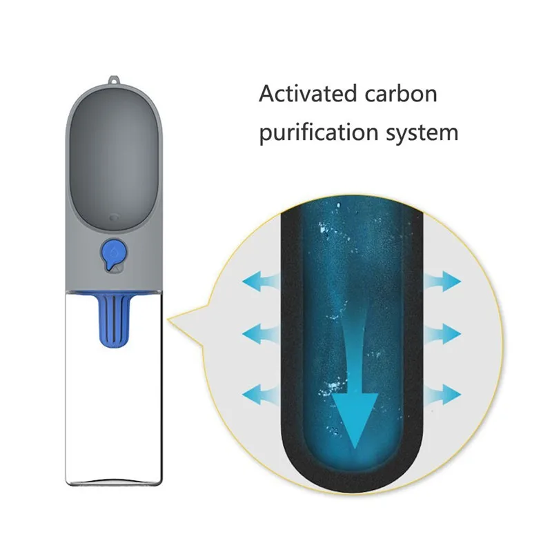 Питьевая вода для собак 400 мл бутылка питомца щенка кота Спортивная портативная