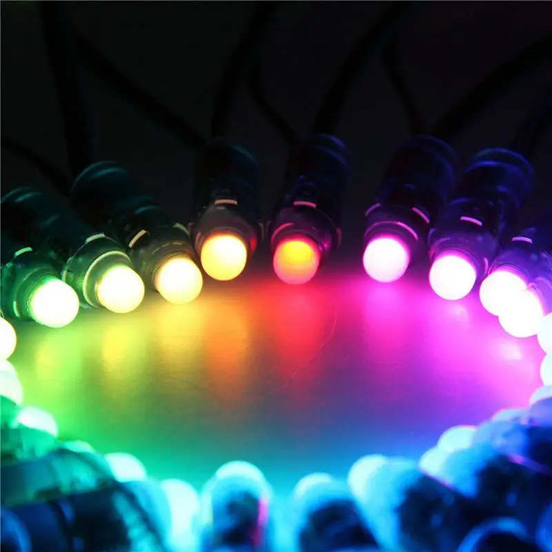 200 шт. 5 в WS2811 пиксельный узел 12 мм волшебный полноцветный цифровой RGB адресный