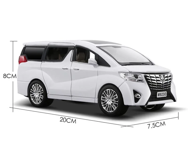 1:24, Роскошный Металлический Игрушечный Автомобиль Alphard, литые под давлением, модель автомобиля, игрушки для детей и взрослых, коллекция
