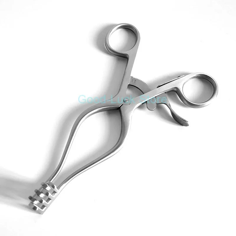 

Stainless steel retracting forceps animal expansion forceps automatic fixation mastoid for rabbit experiments
