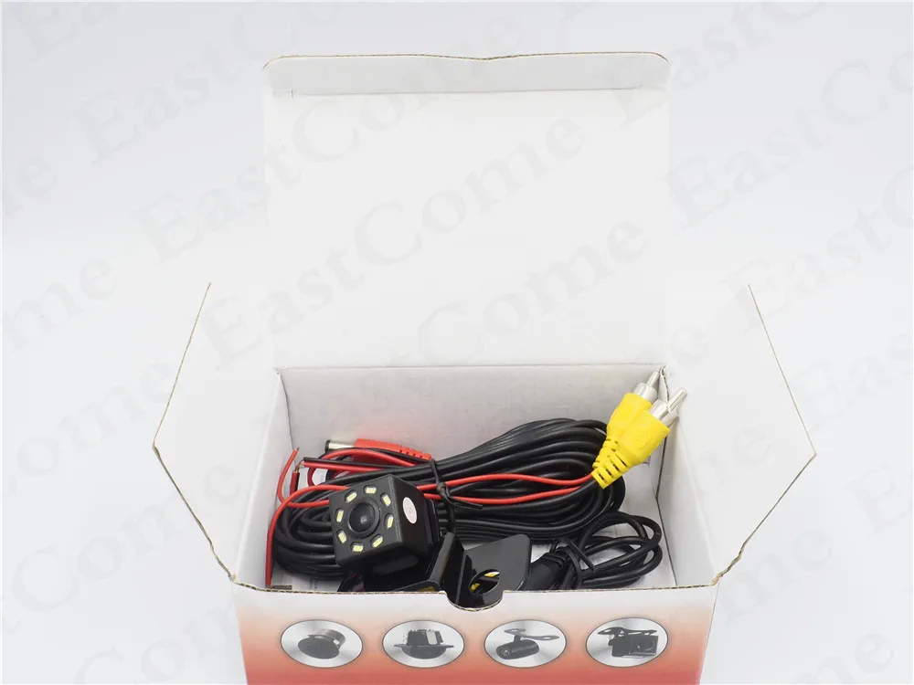 170 градусов 8LED камера заднего вида резервная парковочная для Toyota Crown 2008 2009