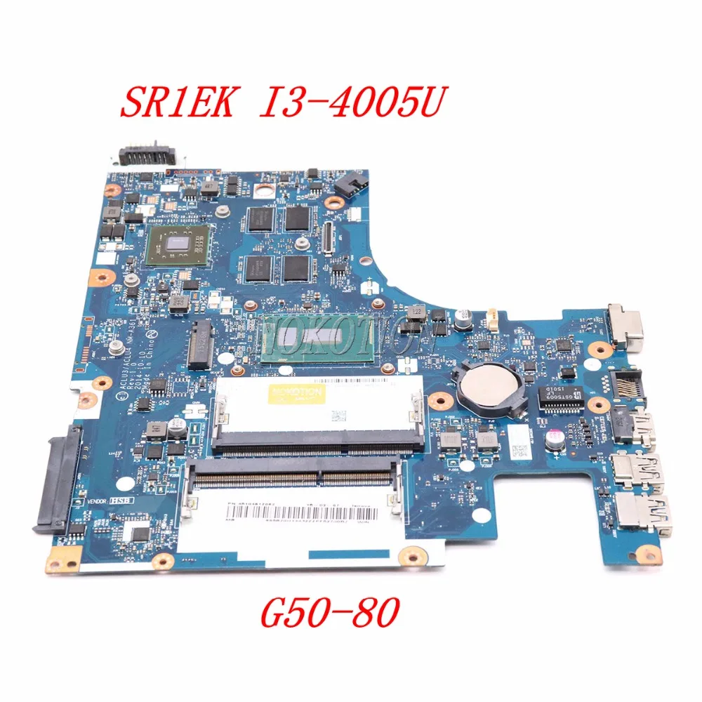 NOKOTION ACLU3 ACLU4 NM-A361 для lenovo Ideapad G50-80 материнская плата ноутбука R5 M330 DDR3L SR1EK I3-4005U |