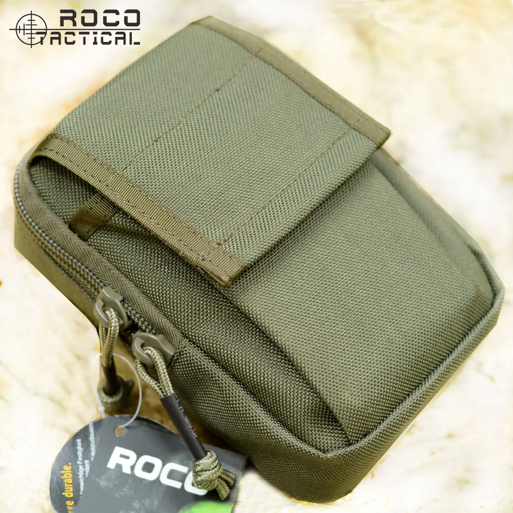

ROCOTACTICAL Tactical Phone Pouch, Molle Tactical Waist Utility Bag