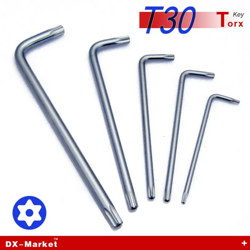 T30 torx 10 шт. складной торцевой ключ из легированной стали со звездочкой титановое