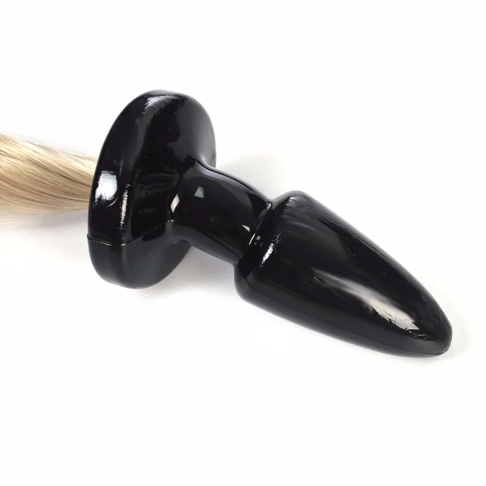 Анальная пробка с конским хвостом мягкий силиконовый анальный фетиш анальная