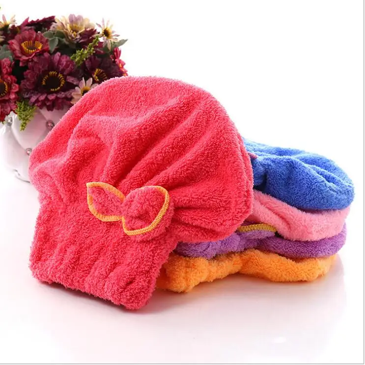 Быстросохнущая женская шапка из микрофибры для волос купания сухая шапочка