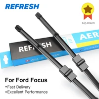 refresh windscreen wiper blades for ford focus mk2 mk3 fit side pin push button arms international model