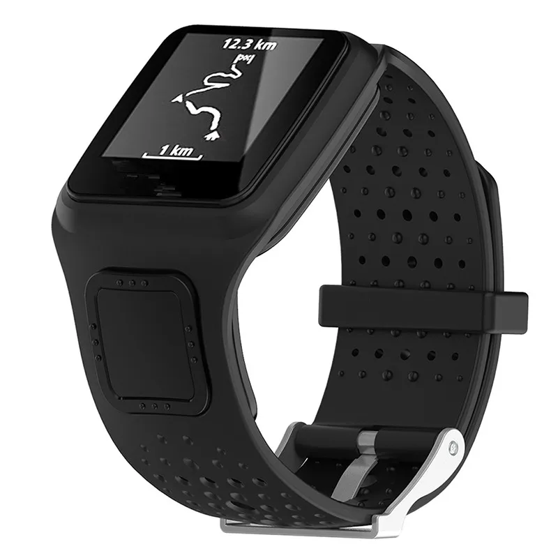 Высококачественный силиконовый ремешок COMLYO для TomTom Multi-Sport GPS часов Runner 1