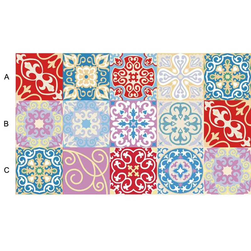 13 цветов средиземноморская синяя плитка водостойкая Наклейка на стену наклейка