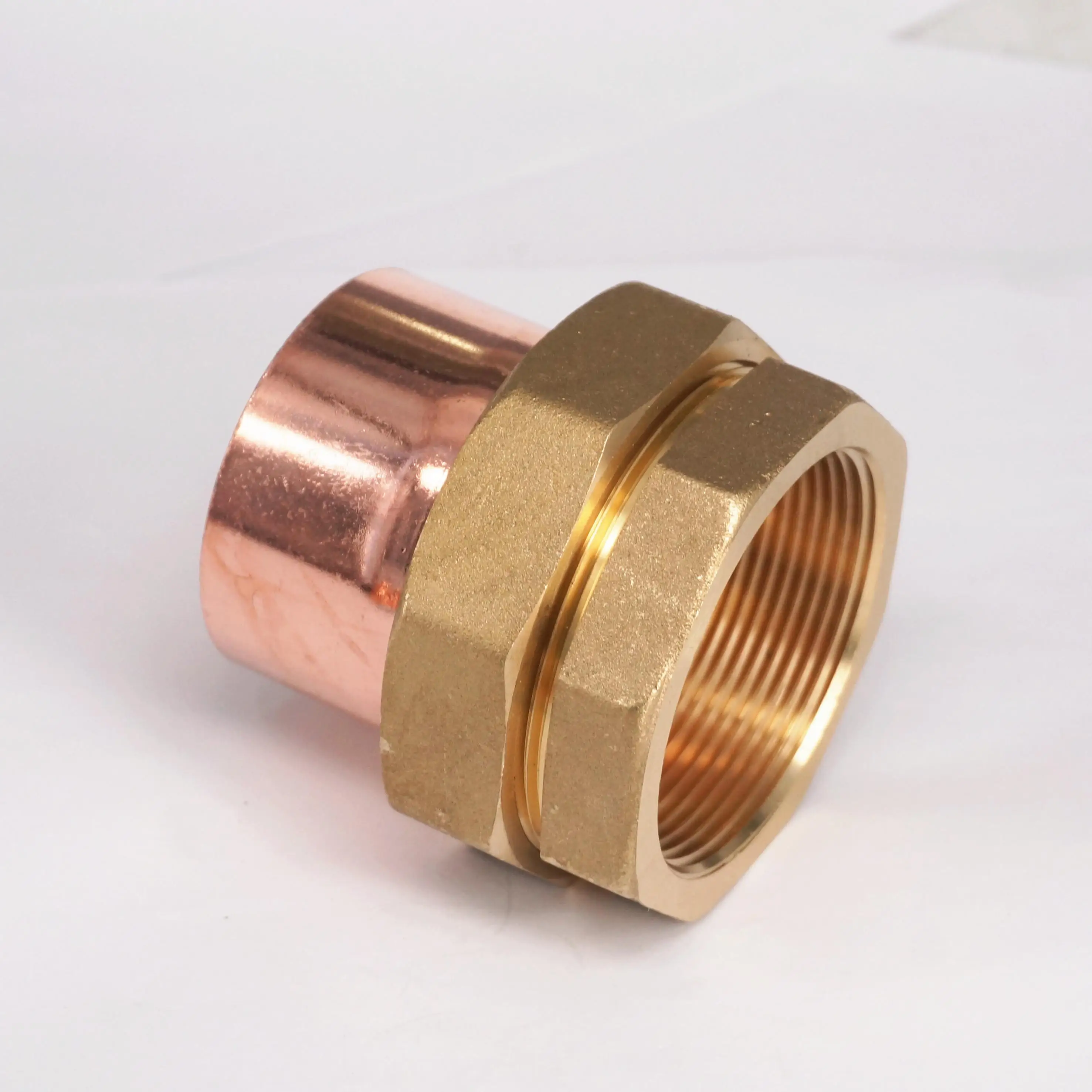 2 &quotBSP Brass Female 54mm I.D медная розетка соединительный переходник для соединения труб