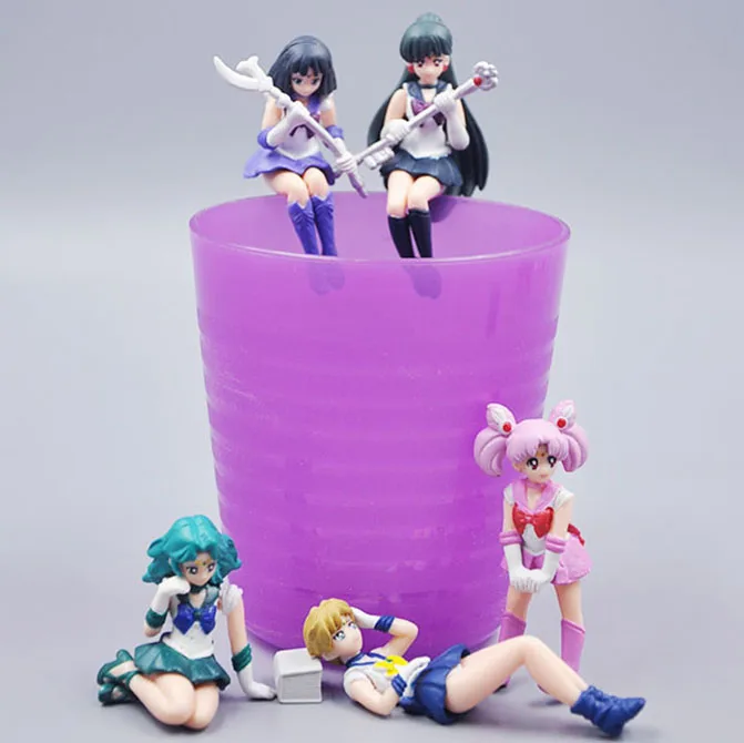 5 шт./компл. см Bisyoujyo Senshi Sailor Moon 2 сувенир 20-летия красивая девушка ПВХ фигурки аниме