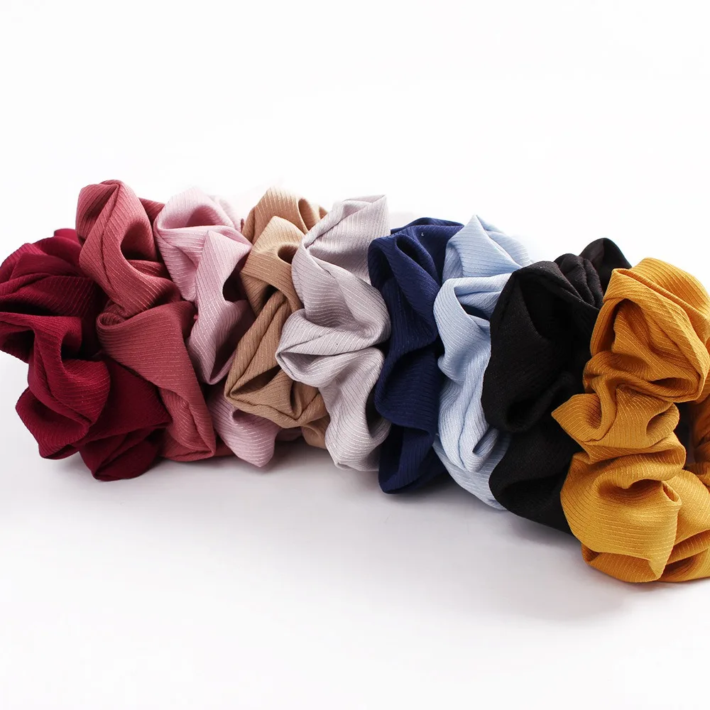 

FASACC Women Elastic Hair Band Ties Vintage Scrunchies Bow Scrunchy Ponytail Holder Gums Girls Headbands Woman Hair Accessories