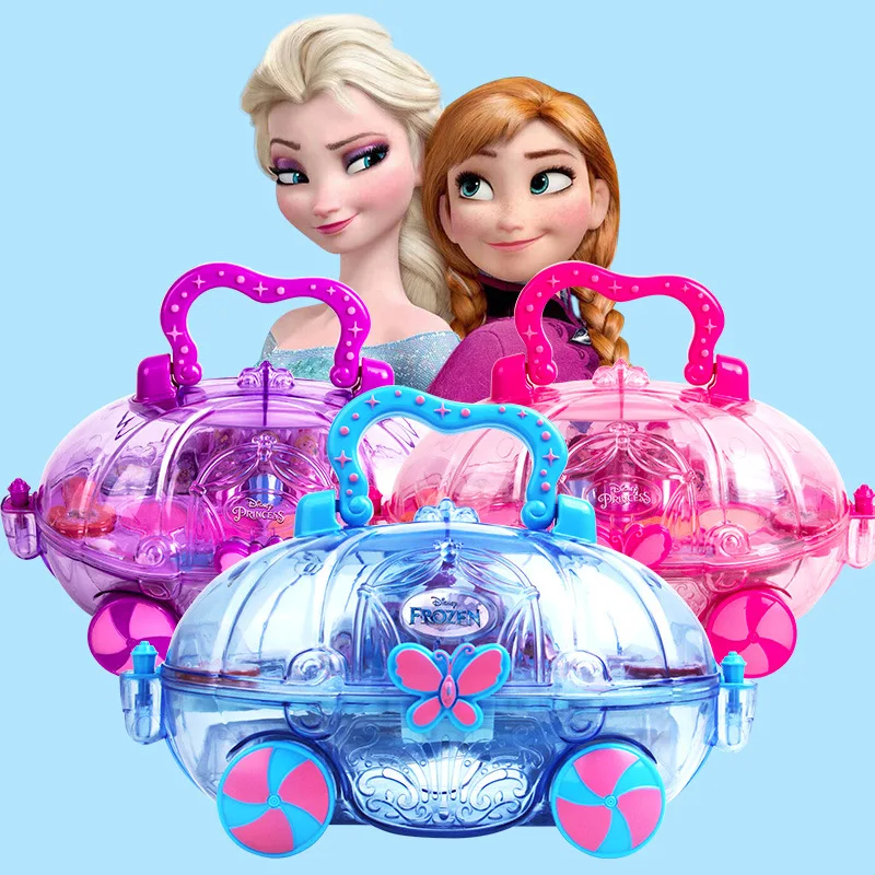 Новинка 2019 Набор машинок для макияжа Принцессы Disney детский домик безопасные