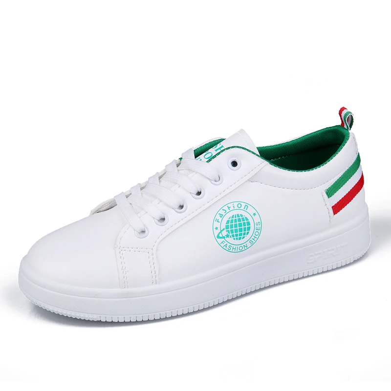 2018 Summer Women Lightweight Flats Lace Up Loafers Leather Shoes Female Casual Simple Ladies White Round Head Lx5 | Обувь