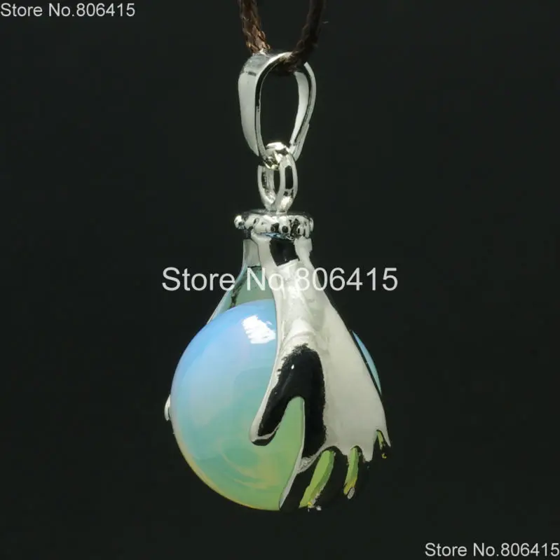 Натуральные белые зеркальные камни ожерелья серьги подвески бусины