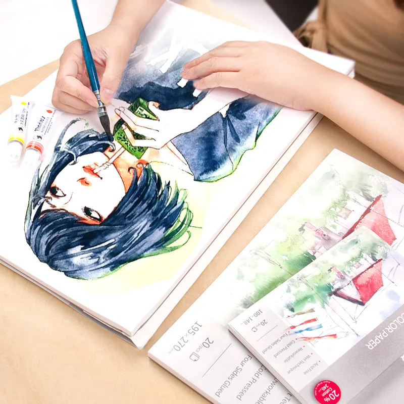 

Sakura Watercolor Paper Petit Color Professional Drawing Paper Sketch Pad Wet Technique Reworkable
