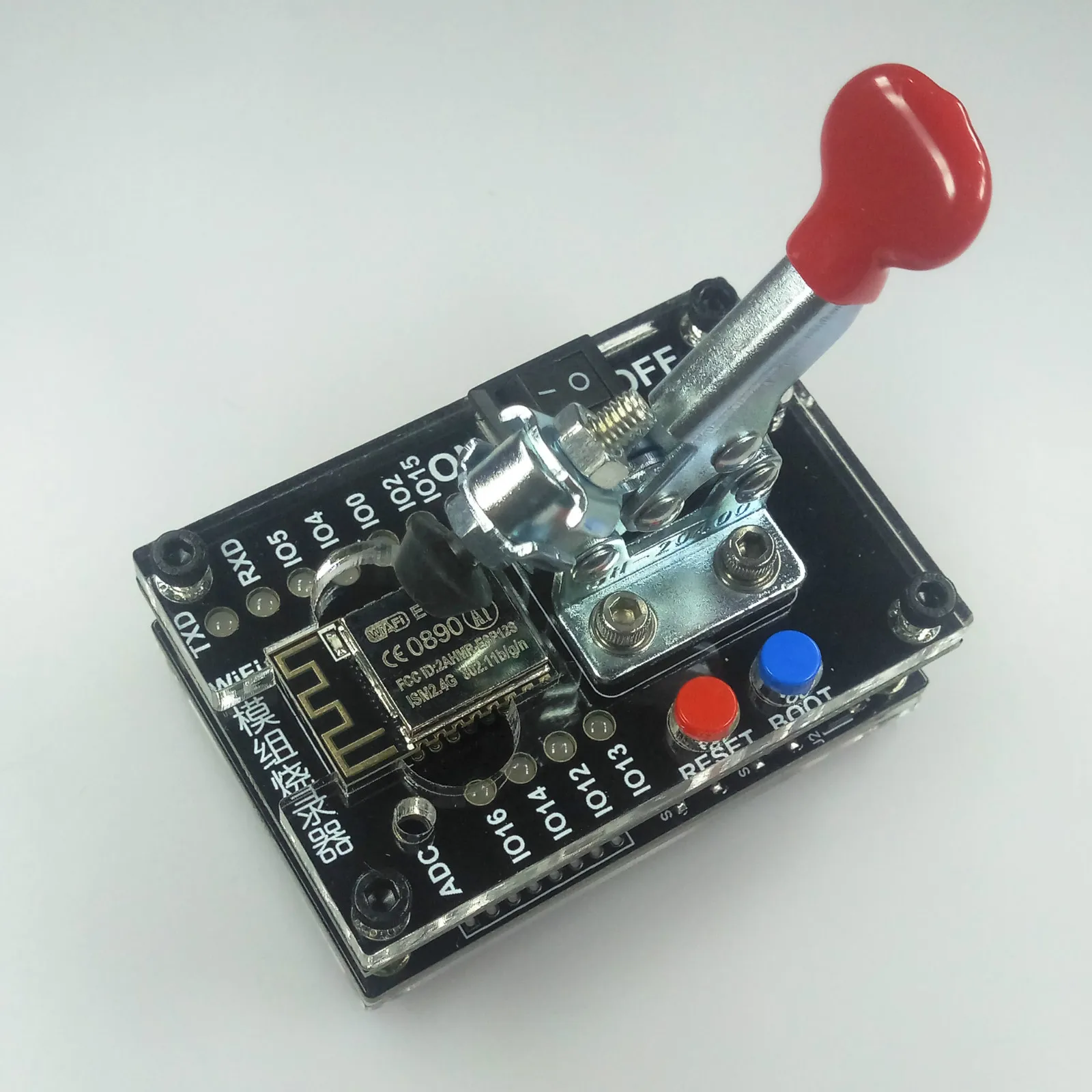 Тестовая стойка для горелки ESP8266 загрузка одной кнопкой поддержка Φ и других 7