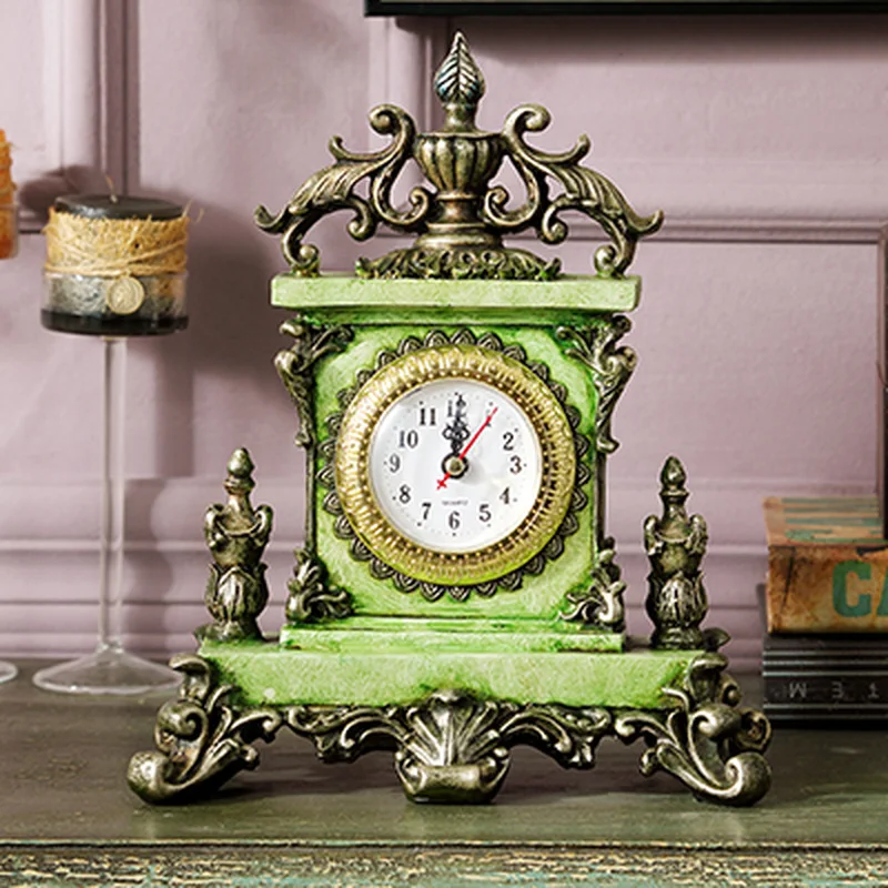 

Vintage Clock Classic Silent Decorative Household Double Sided Bracket Clock Retro Horological Decoration Wall Clock 3DNZE04