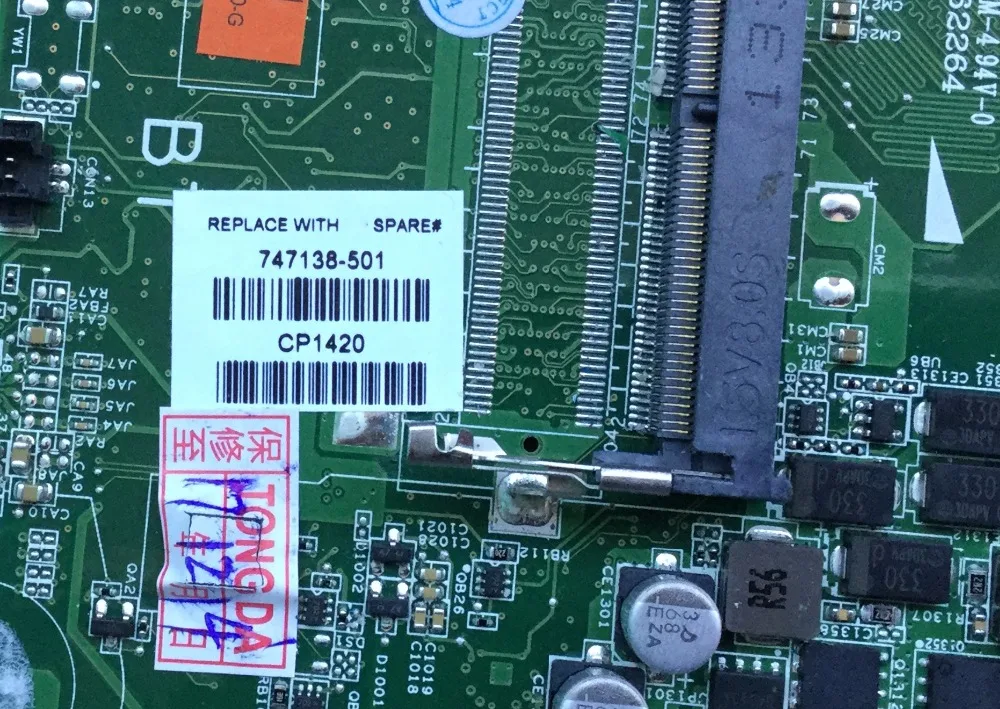 747138-501 с бесплатной доставкой для hp 250-G2 15-D серийная материнская плата для ноутбука 747138-001 аккумулятор большой емкости N3510 материнская плата системная плата тестирование