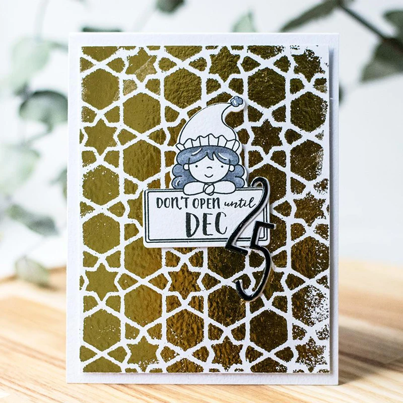 Новая звезда трафарет для DIY декоративная книга тиснение карты Бумага Ремесло
