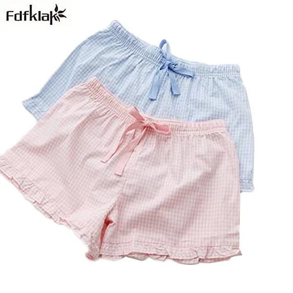 Женские Пижамные брюки новые летние хлопковые пижамы короткие домашняя одежда