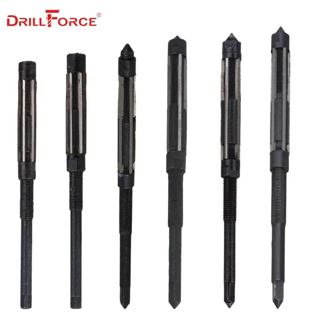 

DRILLFORCE Регулируемые ручные развертки из стали 6.25/6.75/7.25/7.75/8.5/9.25/10 мм