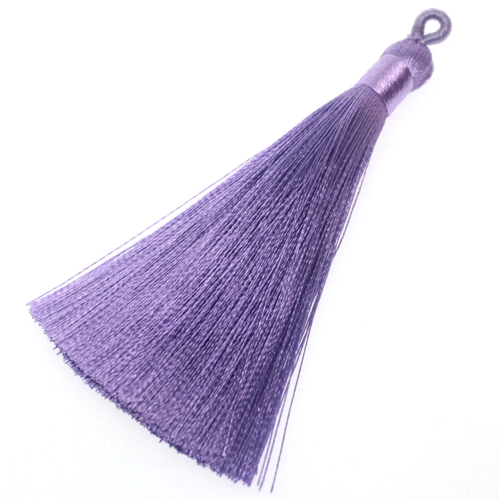 2pcs Polyester Silk Tassel Charms Necklace Earring Findings Chinese Knot Tassels DIY For Jewelry Making Accessories | Украшения и