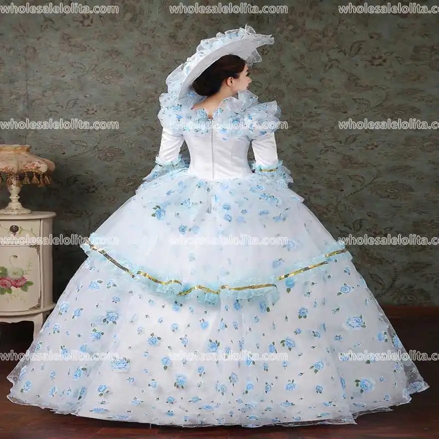 

18th Century Marie Antoinette Belle Dress Wedding Rococo Princess Prom Gowns