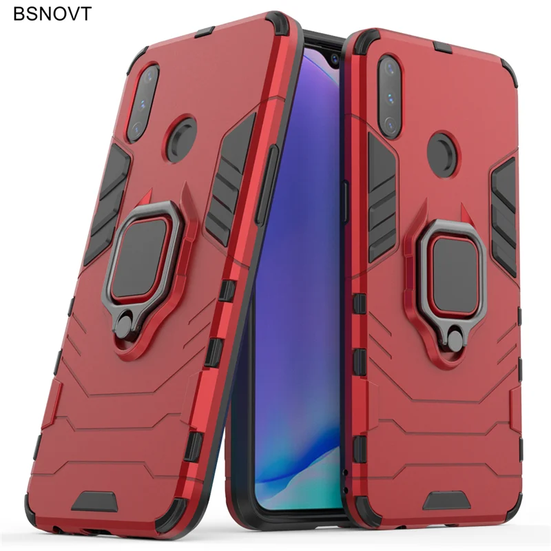Чехол Realme 3 для OPPO противоударный чехол кольцо на палец магнитный держатель