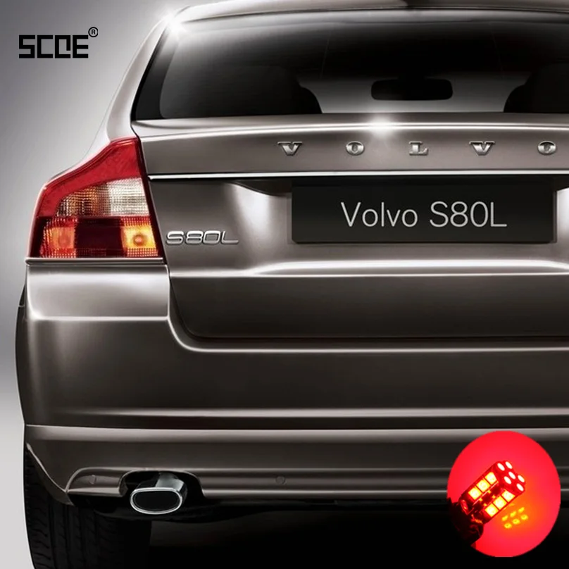 Cho Volvo S80 Cho S80 II SCOE Mới Chất Lượng Cao 2X 60SMD LED Phanh/Dừng/Đậu Xe Phía Sau/đuôi Bóng Đèn/Đèn Xe Ô Tô Tạo Kiểu