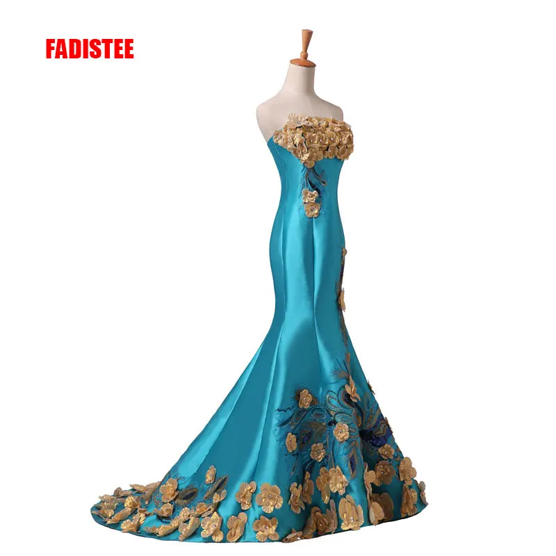 Модное Новое поступление элегантное вечернее платье Vestido de Festa роскошное
