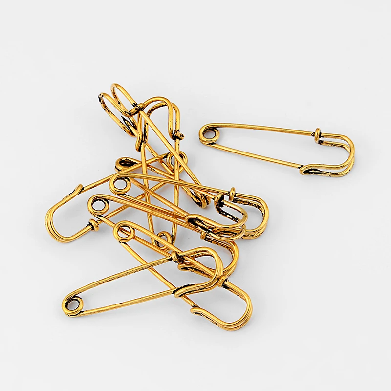Прочная металлическая брошь для шарфа и шалью 45 мм 10 шт.|scarf brooch|brooch safety pinssafety pin