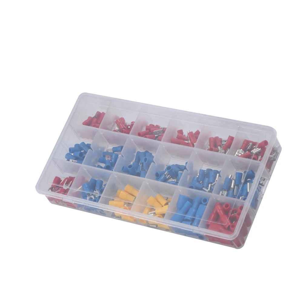 330Pcs Insulated Wire Terminals Connector Crimp Splice Hose Set Small comfortable to carry Easy use Fine | Обустройство дома