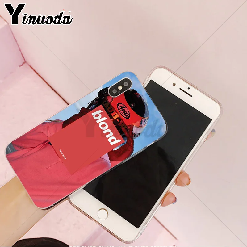 Yinuoda рисунок Frank Ocean Smart Cover Soft Shell чехол для телефона для iPhone 8, 7, 6, 6 S, Plus, 5, 5S SE XR X XS MAX корпус под плетенную сумку