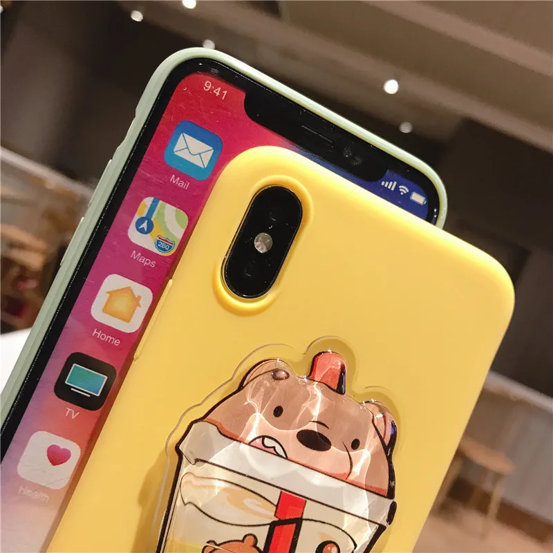 Милый чехол с чашкой для напитков Huawei P Smart 2020 P40 Lite E P30 P20 2019 P10 Selfie P8 2017 милый мягкий